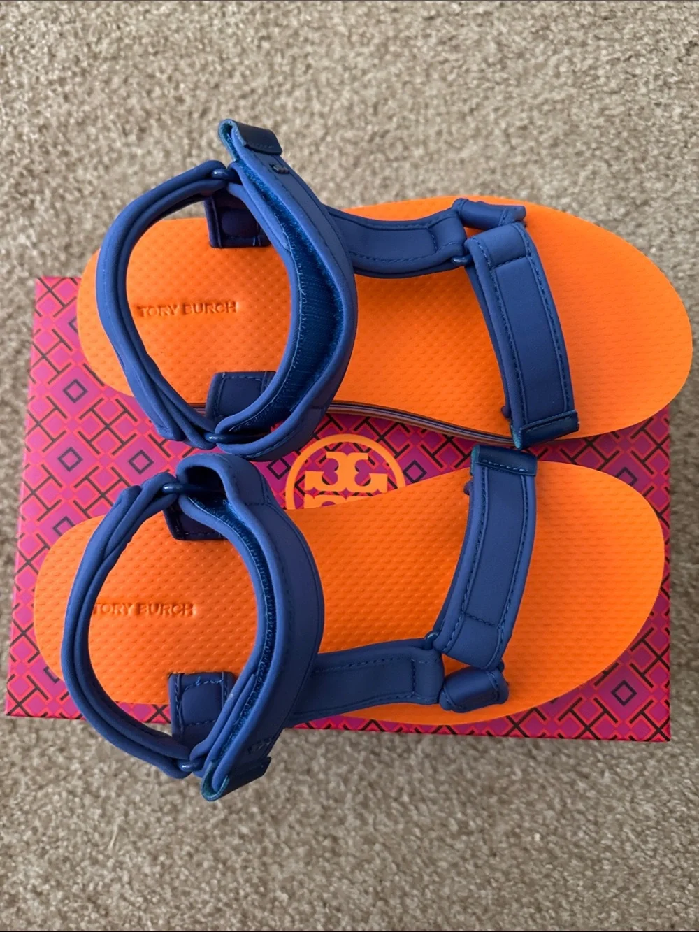 NEW Tory Burch Sport Eva Sandals, size 8 - Picture 2 of 5